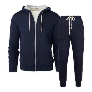 True Classic - Navy Fleece Hoodie and Jogger Pack - Men's Medium